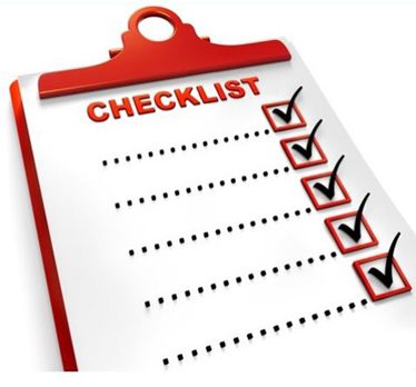 Task checklist